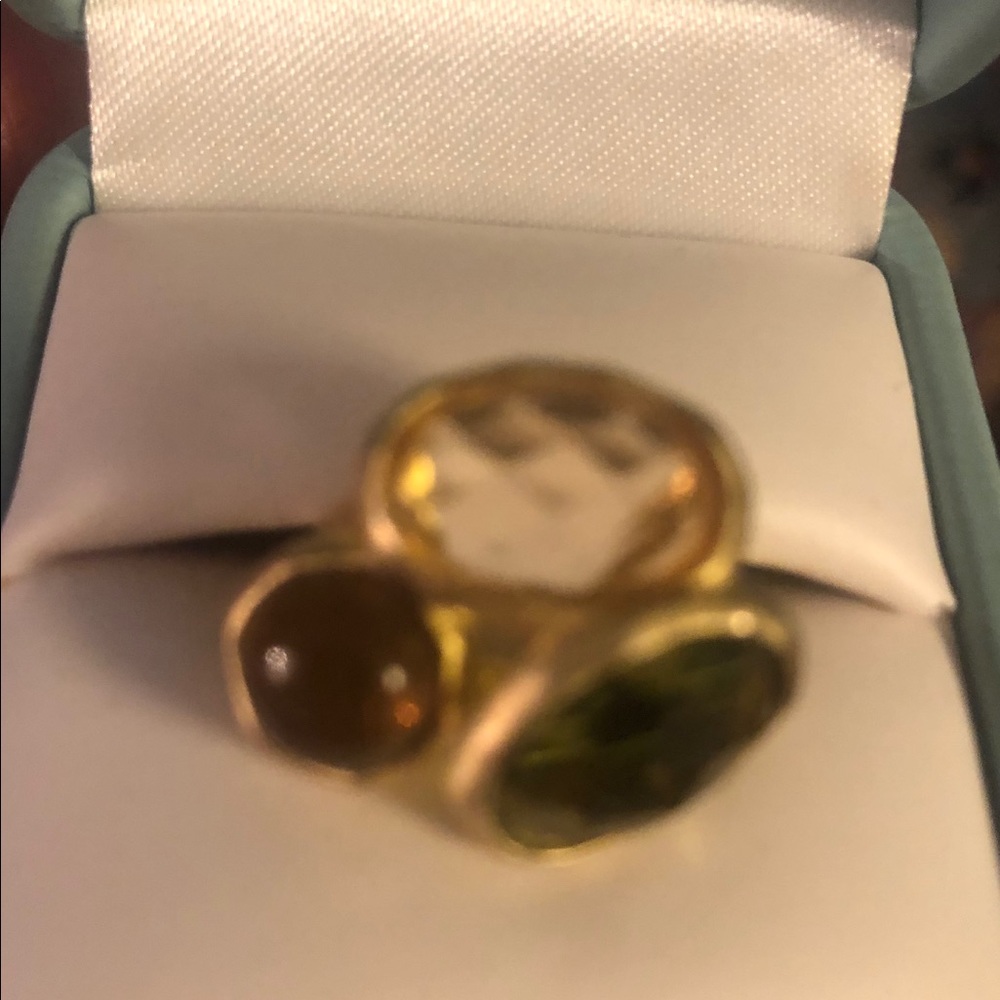 Unique Three Stone Ring - image 4